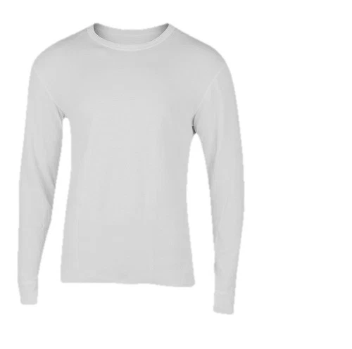 Extra Large XL Base Layer Top Long Sleeve Basic White COLDPRUF Men's New