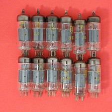 QUAD 4 pcs x EL95 / 6DL5 vintage TUBE TESLA  DDP
