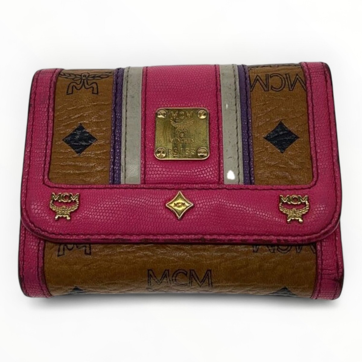 Leather Mcm Wallets Women's MCM Visetos Long Wallet For Women