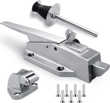 Walk in Cooler Latch Handle Kit 304 Stainless Steel 5.9 inch, Darella