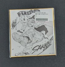 SAKAMOTO DAYS JF 2025 Mini Shikishi Signed Yuto Suzuki 4.7x5.3in Rare Jump