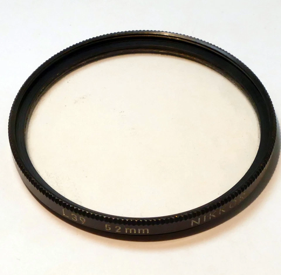 Nikon Nikkor 52mm L39 Filter UV Haze  - genuine , with coating separation - Image 2 of 4