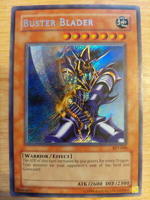 Buster Blader - BPT-008 - Very Lightly Played VLP - Secret Rare - unlimited