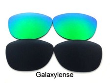 Galaxy Replacement Lenses For Oakley Jupiter Not Jupiter Squared Black/Green