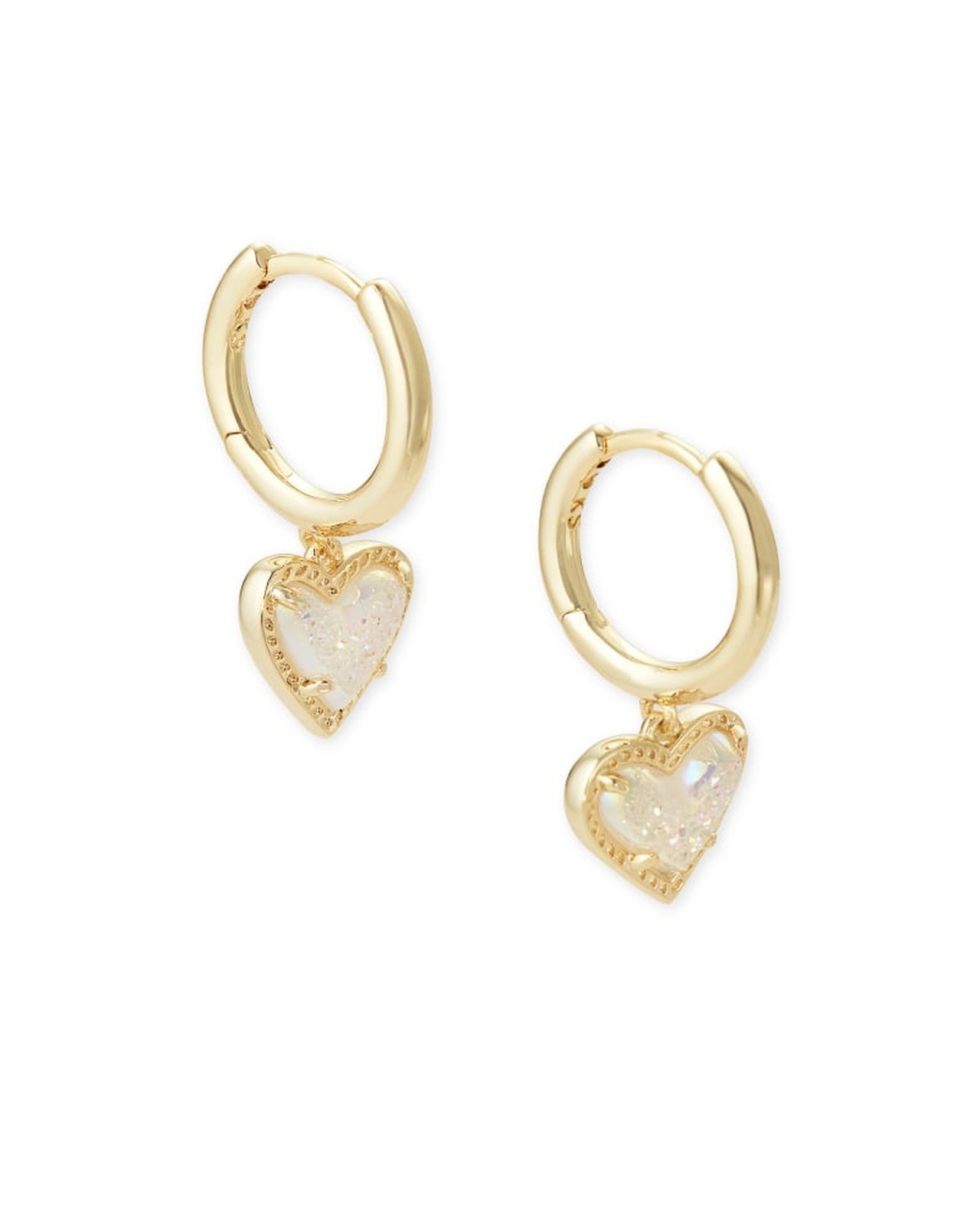 Kendra Scott Ari Heart Huggie Earrings for Women, Fashion Jewelry