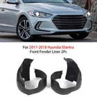 2x Fender Liner Set For 2017-2018 Hyundai Elantra Front Driver & Passenger Side