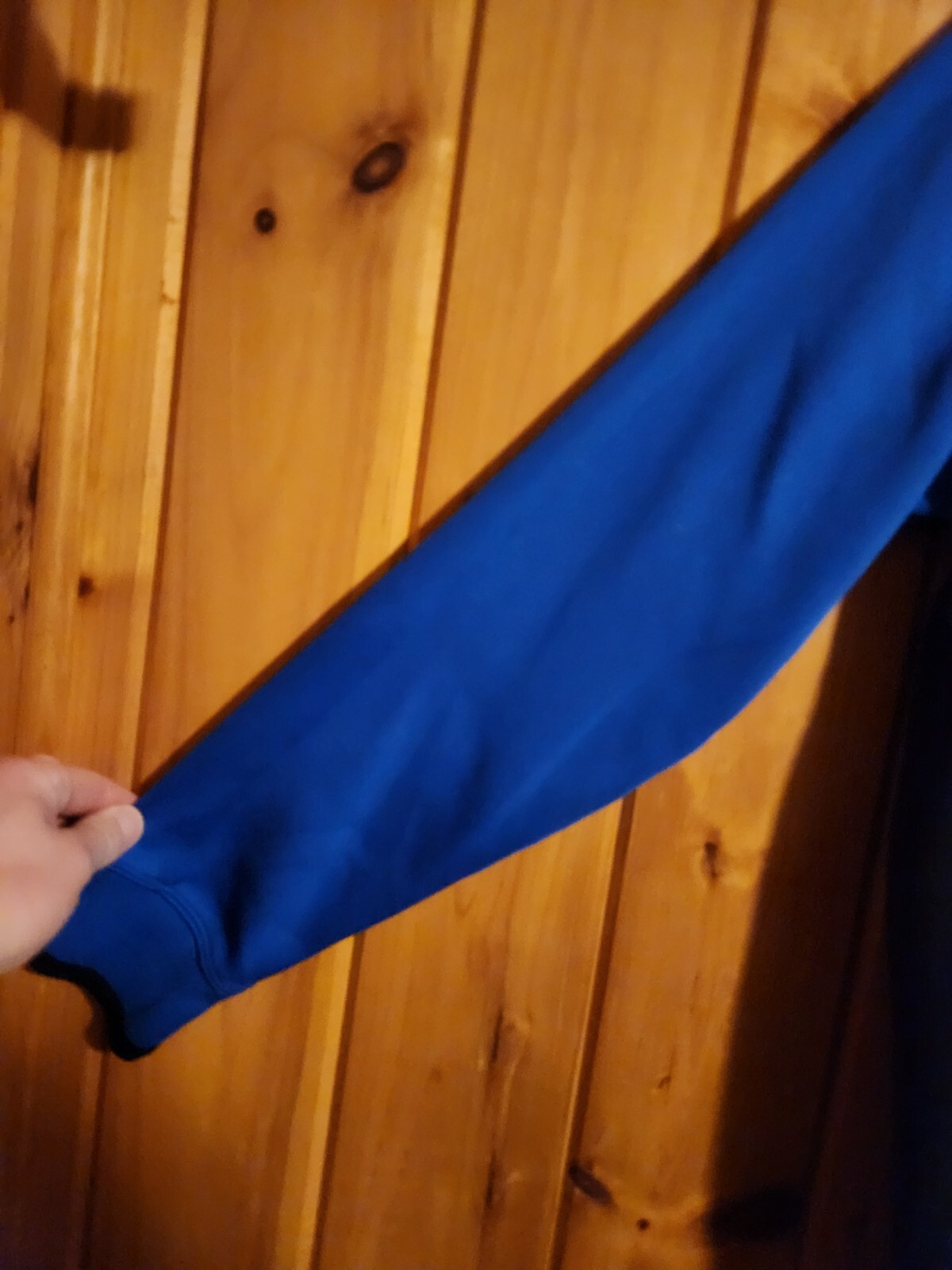 Nike Golf Dri-Fit 1/4 Zip Pullover Men's L Blue Long Sleeve- Shirt - Active Wear thumbnail 4