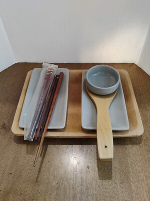 Sushi Set 13 Pieces Mix Of Slightly Used And New Items