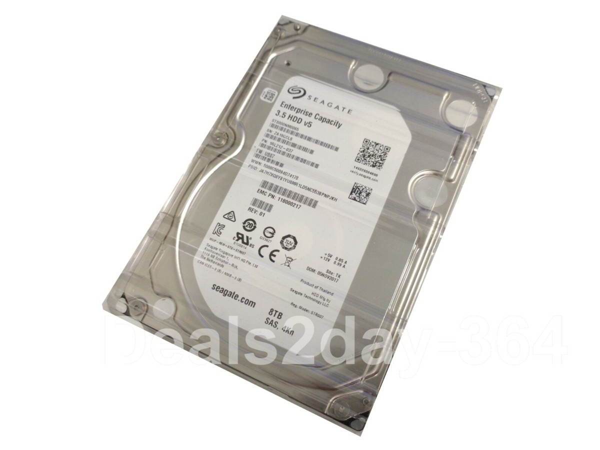 SEAGATE ENTERPRISE ST8000NM0065 8TB 7200RPM 3.5IN 4KN SAS-12GBPS