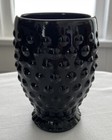 Tiara Indiana Glass Black Hobnail Tumblers