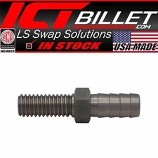 ICT Billet Rear Differential Vent Fitting 3/8-16 to 3/8" Hose Barb