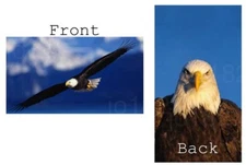 Eagle Soaring Vinyl Checkbook Cover with Matching Bookmark