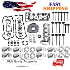 Engine Rebuild Overhaul Kit - Pistonwrings Valve For Jaguar Land Rover 5.0l
