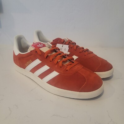 Adidas Gazelle Retro 90s Trainers Shoes Men's US 10, UK 9.5 Orange GY7339
