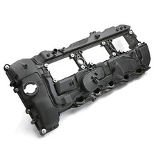BLack MITZONE N55 Engine Valve Cover with Gasket Bolts Kit  Oil Cap for BMW