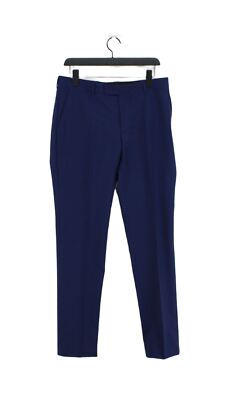 Pantalon de costume homme The Kooples W 48 en soldes bleu 100% laine dress pants
