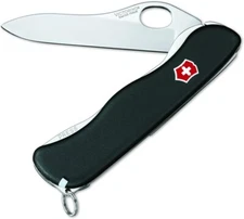 Victorinox SAK  Sentinel Black One Hand Clip 4 Function 3" Locking Non Serated
