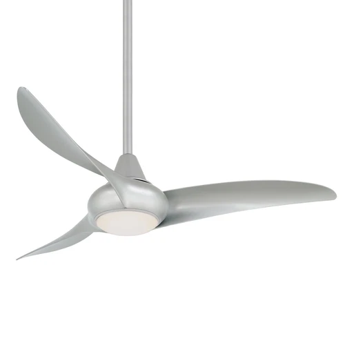 Minka Aire Light Wave LED 44" Ceiling Fan With Remote Control, Silver - Picture 1 of 1