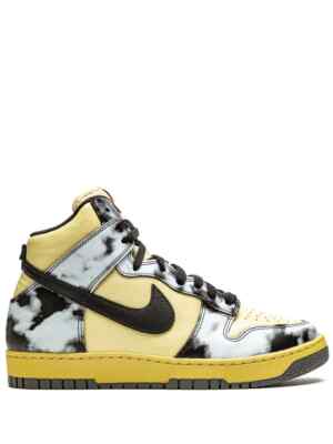Nike Dunk High 1985 SP  Lemon Drop/Saturn Gold/Schwarz Gr. 44