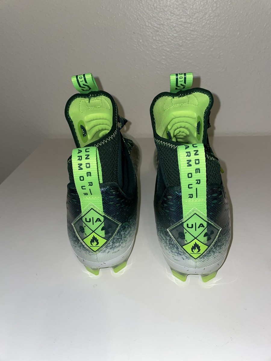 Under Armour Spotlight Lux‎ MC 2.0 Football Cleats Size 12.5 Green 3025082-301 Under Armour Spotlight Lux MC 2.0 Football Cleats Sz 12.5  main image 4