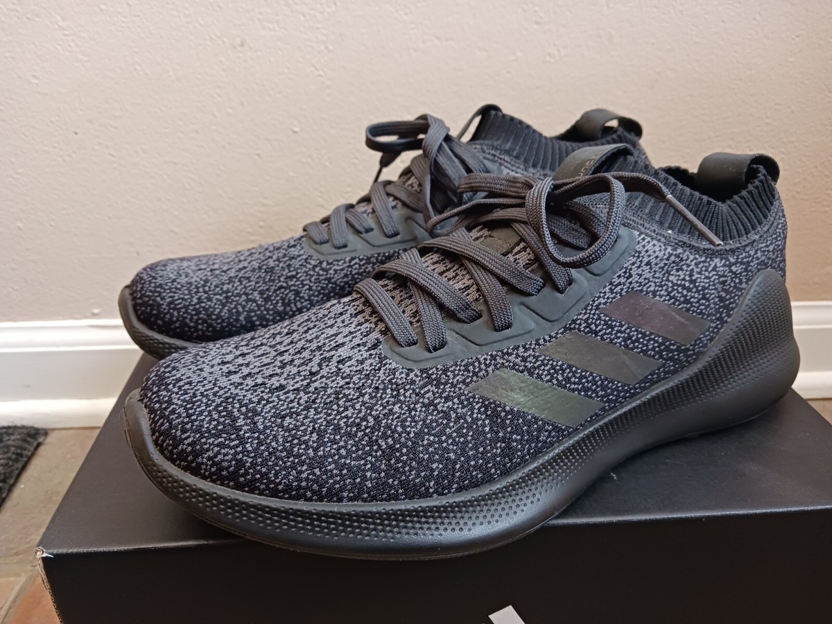 adidas Mens Purebounce+ Sport Running Shoes Size 9 Carbon Black adidas Purebounce+ Cloud White Core Black for Sale  main image 2