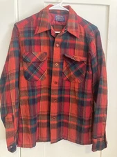 Vintage 1960-70’s Pendleton Virgin Wool Board Shirt USA Men’s Small