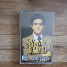 PLACIDO DOMINGO - OPERS HIGHLIGHTS - CASSETTE TAPE