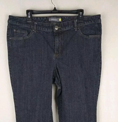 Venezia jeans Women's size 22P (5) Straight Bootcut Denim Almost