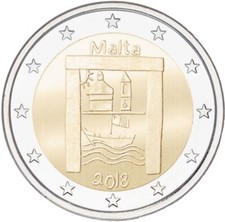 Malta 2018 2 € Commemorative Coins Children Solidarity Heritage