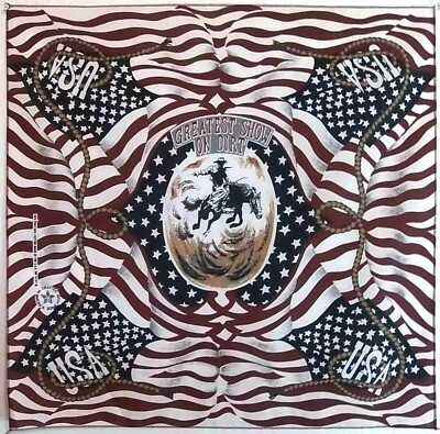 Hankie Bandanna MIRACLE RANCH, Greatest Show on Dirt, CRAFTED w