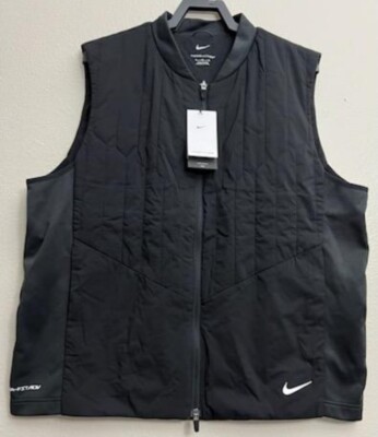 Nike Therma-Fit ADV Repel Full Zip Golf Vest Black Mens Size XL DN1957 010  New | eBay