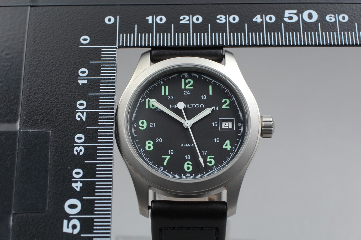 Hamilton ハミルトンカーキ　H684110 ハミルトン カーキ 38mm H684110 ネイビー文字盤 クオーツ USED