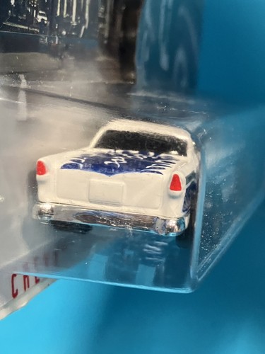 Vintage Hot Wheels Cop Rods Boston Police Dept '55 Chevy w Real Riders Carded - Picture 5 of 7