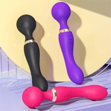 Wand Vibrating Massage Magic Full Body Therapy Motor 20 Speed Handheld Massager.