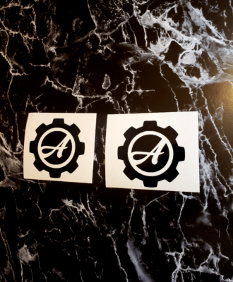 #ad Ariens Snow blower Decals Stickers 3.5X3.5quot; 2 Gloss Black mower tractor FAST $15.81