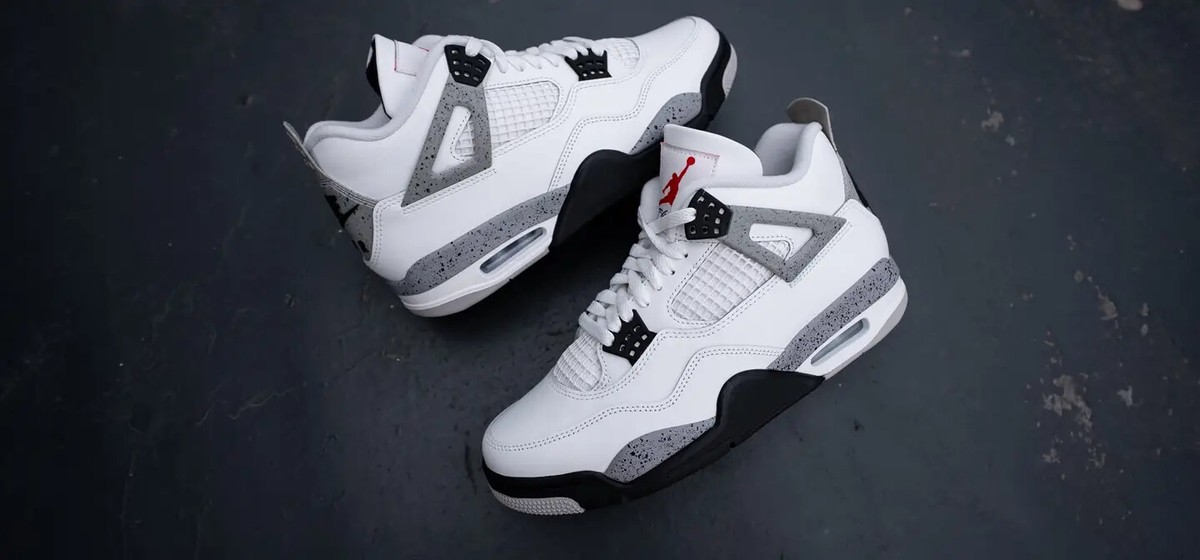 シューズ(男性用) Nike Air Jordan 4 RetroWhite/Cement 2025 Nike Air Jordan Retro 4 OG WHITE CEMENT 2025 Ships Now