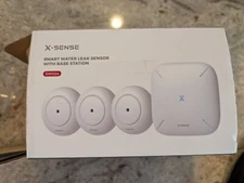 X sense smart water leak detection system with base unit SWS54