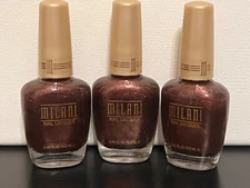 Milani Nail Lacquer  33A Mulberry Sugar Lot of 3 New Free Shipping