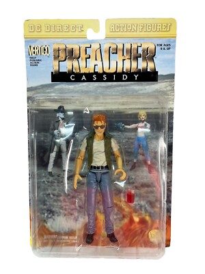 2000 DC Direct Vertigo Fully Poseable Preacher: CASSIDY 6'' Action Figure! Sealed