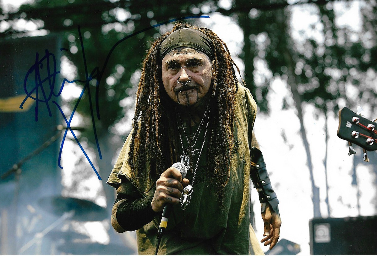 レア　アル・ジュールゲンセン直筆サインministryAl Jourgensen AL JOURGENSEN * signed autographed 11x14 photo * MINISTRY