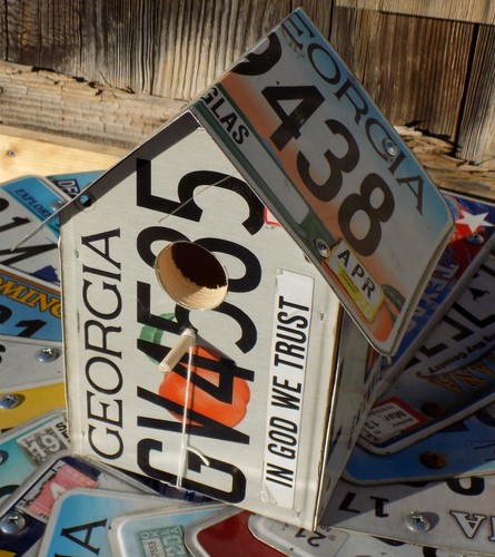 Georgia GA Peach State targa casa per uccelli ~ spedizione gratuita veloce ~ - Foto 4 di 10