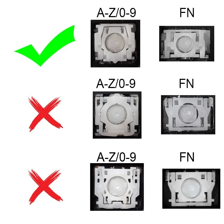 Touche de Clavier pour LENOVO ThinkPad X1 Carbon Gen5 2017 / Gen6 2018 - Photo 3/4