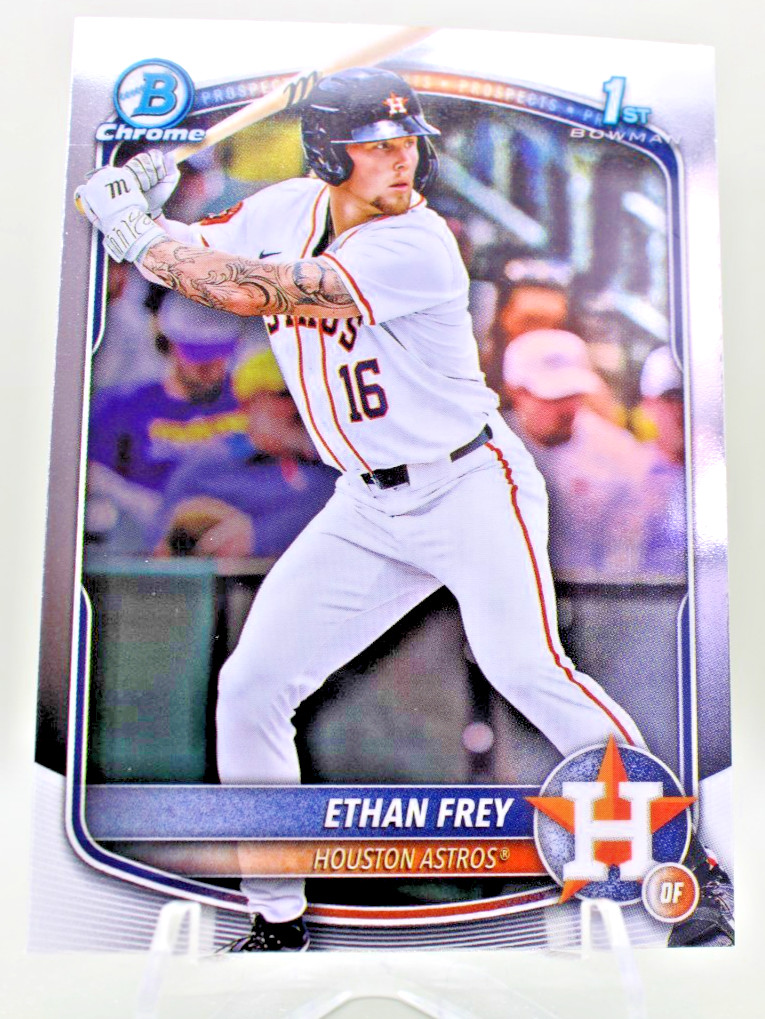 2025 Bowman Draft Chrome - #BDC-67 Ethan Frey Astros