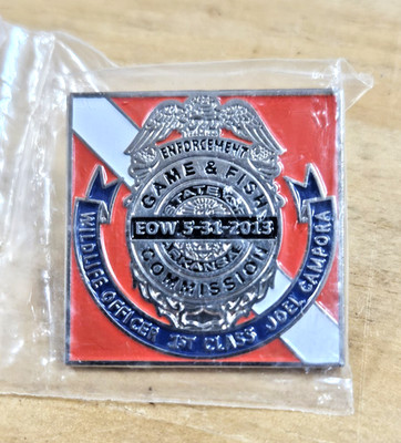 Game Warden Dive Flag Arkansas Game & Fish Commission EOW Pin Wildlife Officer