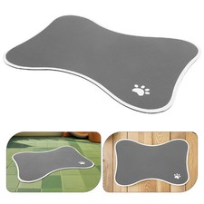 2pcs Pet Feeding Dog Bowl Mat Food Water Anti-Slip Placemat Floors Protecting