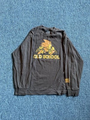 VTG Sonic X Kids Long Sleeve T-Shirt Brown Size Medium Top Heavy 2000s Anime Tee