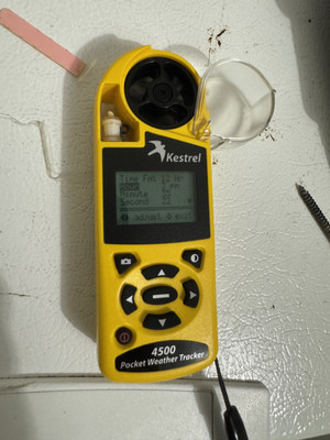 Kestrel 4500 Pocket Weather Tracker Works