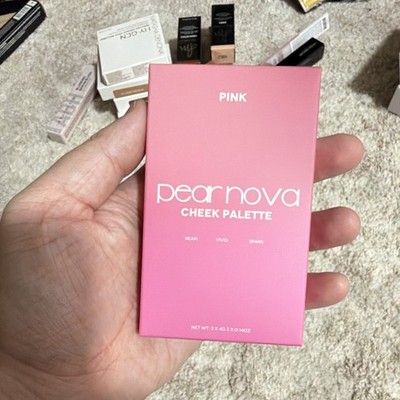 Pear Nova Cheek Palette Pink Beam Vivid Spark Cream Pressed Powder 3x4g / 0.14oz