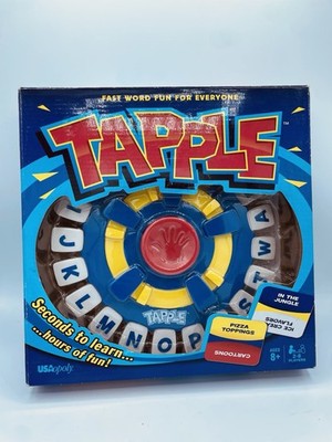 Tapple Board Game Fast Word Fun For Everyone USAopoly Family Fun New Game Night