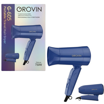 GROVIN G605 750W Reisehaarföhn Klappbar Kompakt Neu 